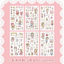 Papatya Craft D5-6 Sayfa Kawaii Pet Sticker 6