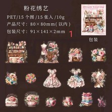 Papatya Craft O3-15 Adet Terzi Temalı Pet Sticker