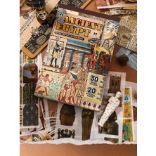 Papatya Craft E6-50 Sayfa Misir Temali Sticker ve Scrapbook Kitabi