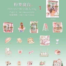 Papatya Craft P10-25 Adet Yaz Tatil Pet Sticker - Numara : 1