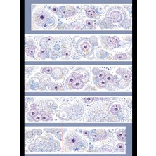Papatya Craft L26-100CM Çarkı ve Cicek Yaldizli Pet Tape