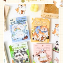 Papatya Craft O17-10 Adet Büyük Boy Hayvan Pet Sticker - Numara : 3