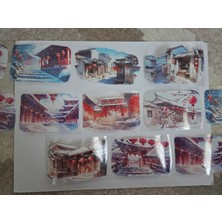 Papatya Craft K24-100CM Cin Evler Pet Tape Kendinden Kesimli