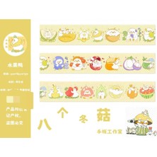 Papatya Craft K15-100CM Meyve Ördek 2 Washi Tape