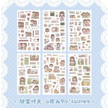 Papatya Craft D5-6 Sayfa Kawaii Pet Sticker 4