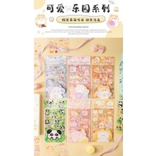 Papatya Craft E2-4 Sayfa Kawaii Hayvan Pet Sticker - Numara : 4