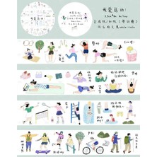 Papatya Craft P2-100CM Kendinden Kesimli Spor Yapmak Sticker Tape