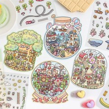 Papatya Craft E2-Pet Sticker Kolaj - Renk : Pembe