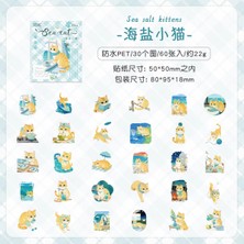 Papatya Craft E1-60 Adet Tatli Kedi Pet Sticker