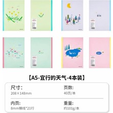 Papatya Craft Kokuyo x Japon Illustrator 4 Adet A5 Defter