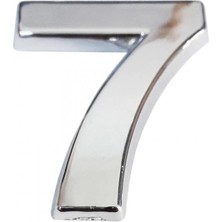 Çetiner Group Mey Ithalat® Cemax Krom Yapışkanlı 7 Rakamı 5 cm