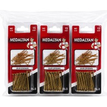 Ulu Pazarlama 180 Adet 3X50 12X15PCS Sarı Tp Çelik Tel Çivi (5570)