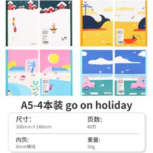 Papatya Craft Kokuyo x Japon Illustrator 4 Adet A5 Defter