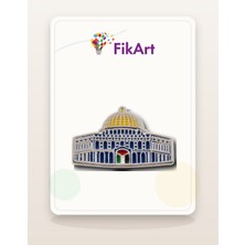 FikArt Mescid-I Aksa Kubbe Broş