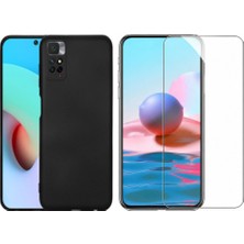 Tekno Grup Xiaomi Redmi Note 11 Pro 5g Kılıf  Içi Kadife Yumuşak Lansman Kılıf-Siyah + Cam Ekran Koruyucu
