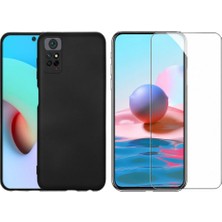Tekno Grup Xiaomi Redmi Note 12 Pro 4g Kılıf  Içi Kadife Yumuşak Lansman Kılıf-Kırmızı + Cam Ekran Koruyucu