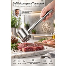 Transformacion Et Döveceği Çift Taraflı Ağır Et Tokmağı Mutfak Tipi Et Yumuşatıcı Lokanta Usulü Biftek Tavuk Fileto Ezici 18/10 Sus 304 Çelik 723661