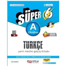 Nitelik Yayınları 6. Sınıf Süper Türkçe A Akademi Yeni Nesile Geçiş Kitabı