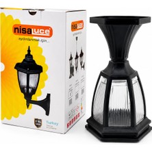 My Best Store E27 - IP44 Siyah 60W Set Üstü Bahçe-Balkon Sokak Lambası - Armatür EBH01-S (4887)
