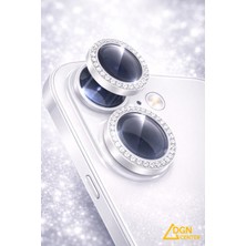 Fmk iPhone 17 Uyumlu Premium Taşlı Kamera Lens Koruma