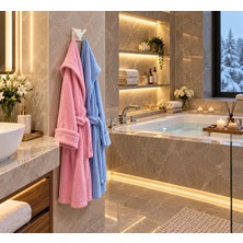 ACAR SU ARMATÜRLERİ Platin White Çiftli Bornozluk Acar KS8008
