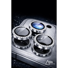Fmk iPhone 17 Pro Max Uyumlu Premium Taşlı Kamera Lens Koruma
