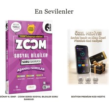 Günay Yayınları 6. Sınıf - Zoom Serisi Sosyal Bilgiler Soru Bankası (+Seviye Tespit Uygulama Hediyeli)
