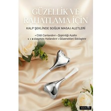 Semel Kalp Şeklinde Soğuk Yüz Masaj Aleti - Cilt Sıkılaştırıcı ve Şişkinlik Giderici Cryo Sticks
