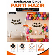 Zeyn Gross 10'lu Iyi Ki Doğdun Baskılı Lateks Balon Seti – Pompa Hediyeli – Plastik Saklama Kutulu – Doğum Günü Parti Süsü
