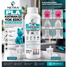 Netra Pla Yüzey Düzeltici 1000 ml – 3D Baskı Katman Izi Giderici Pürüzsüzleştirici Sıvı, Fdm 3D Baskı Katman Izi Azaltıcı Yüzey Işlem Sıvısı