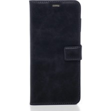 Tılsım Tekno Lacivert iPhone 18 Pro Hakiki Deri Cüzdan Kılıf Kapaklı Mıknatıslı Kartlık Bölmeli Cüzdanlı Stand Özellikli