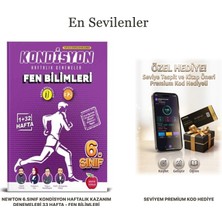 Newton Yayınları 6.sınıf Kondisyon Haftalık Kazanım Denemeleri 33 Hafta --Fen Bilimleri (+Seviye Tespit Uygulama Hediyeli)