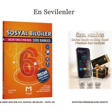 Mozaik Yayınları 6.sınıf Mozaik S.b. Sosyal Bilgiler - 2025-26 (+Seviye Tespit Uygulama Hediyeli)