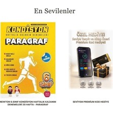 Newton Yayınları 6.sınıf Kondisyon Haftalık Kazanım Denemeleri 20 Hafta --Paragraf (+Seviye Tespit Uygulama Hediyeli)