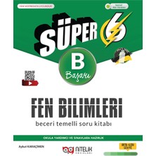 Nitelik Yayınları 6. Sınıf Süper Fen Bilimleri B Beceri Temelli Soru Kitabı