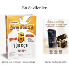 Günay Yayınları 6. Sınıf - Bumerang Etkinlikli Türkçe (+Seviye Tespit Uygulama Hediyeli)