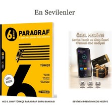 Hız Yayınları 6. Sınıf Türkçe Paragraf Soru Bankası ******yeni****** (+Seviye Tespit Uygulama Hediyeli)