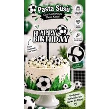 Major Hobi Happy Birthday Pasta Süsü 14X14 cm  Doğum Günü Pasta Dekoru ve Cake Topper