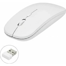 Semel Kablosuz Mouse Fare Şarjlı Bluetooth Wireless Çift Modlu Sessiz