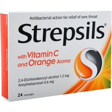 Strepsils C Vitaminli Portakal Aromalı 24 Adet