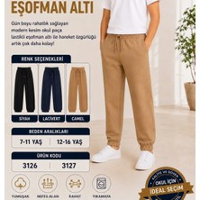 Lyzalüxen Bej Renk Unisex Okul Eşofman Bej Renk