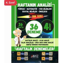 Analiz Yayınları Haftanın Analizi 4 Sınıf 36 Hafta Deneme