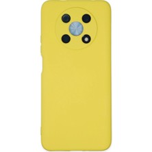Jenerik Huawei Nova Y90 Kılıf Nano Içi Kadife Silikon - Sarı