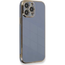 Bezos Apple iPhone 15 Pro Kılıf Volet Silikon - Mavi