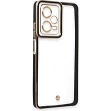 Jenerik Xiaomi Redmi Note 12 5g Kılıf Liva Lens Silikon - Siyah