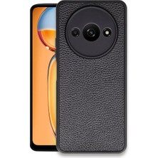Bezos Xiaomi Redmi A3 4g Kılıf Aras Deri Kapak - Siyah
