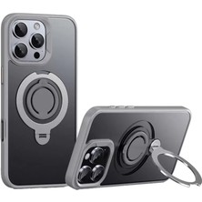 Bezos Joko Apple iPhone 16 Pro Avatar 360 Dönen Magsafe Kapak - Titan Gri
