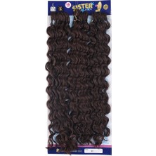 Semel Sister Afro Dalgası Saç - Koyu Kahve 33