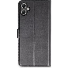Bezos Samsung Galaxy A05 Kılıf Trend S Plus Kapaklı Kılıf - Siyah