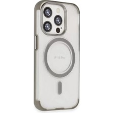 Bezos Joko Apple iPhone 15 Pro Max Hilton Magsafe Kapak - Titan Gri